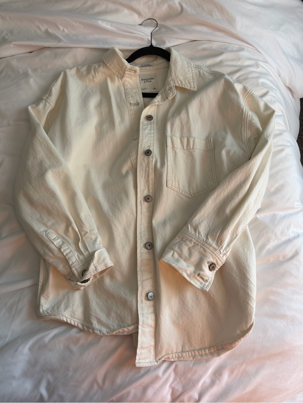 Abercrombie Women’s Oversized Denim Button Up Shirt
